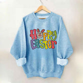 Easter Bunny Funny Print Crewneck Sweatshirt