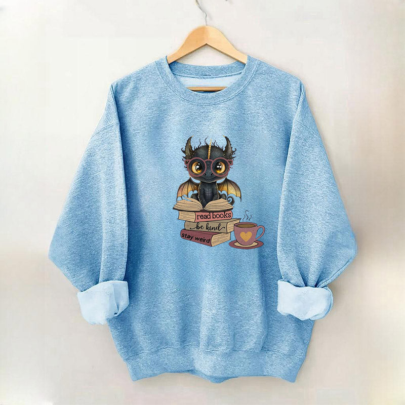 Fantasy Book Dragon Sweatshirt