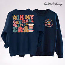 In My One More Chapter Era Groovy Book Sweatshirt