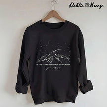 Si les étoiles étaient faites pour adorer le sweat-shirt