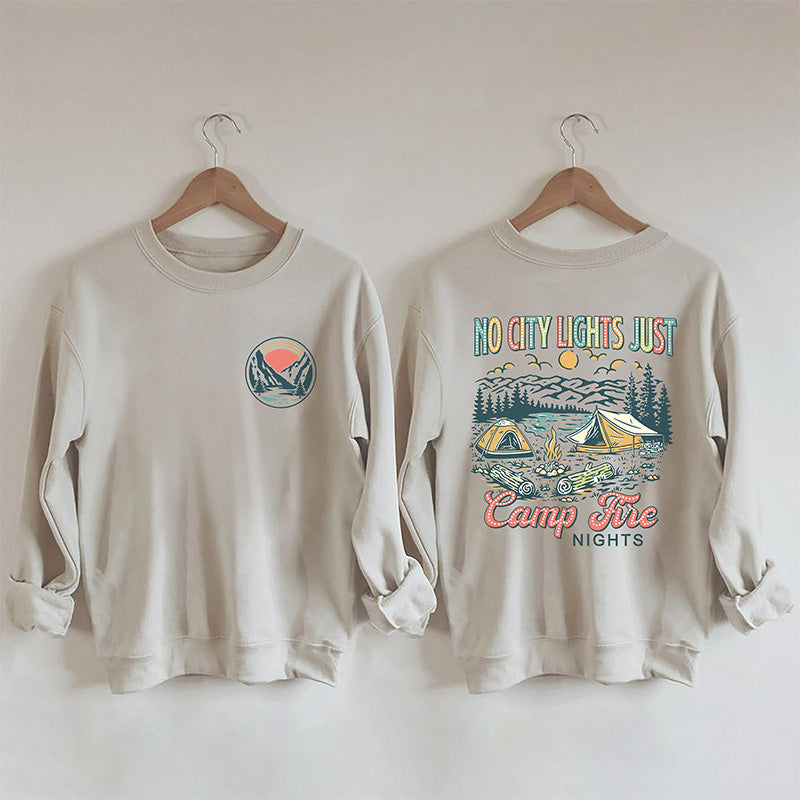 Vintage Camping Family Adventure Sweatshirt