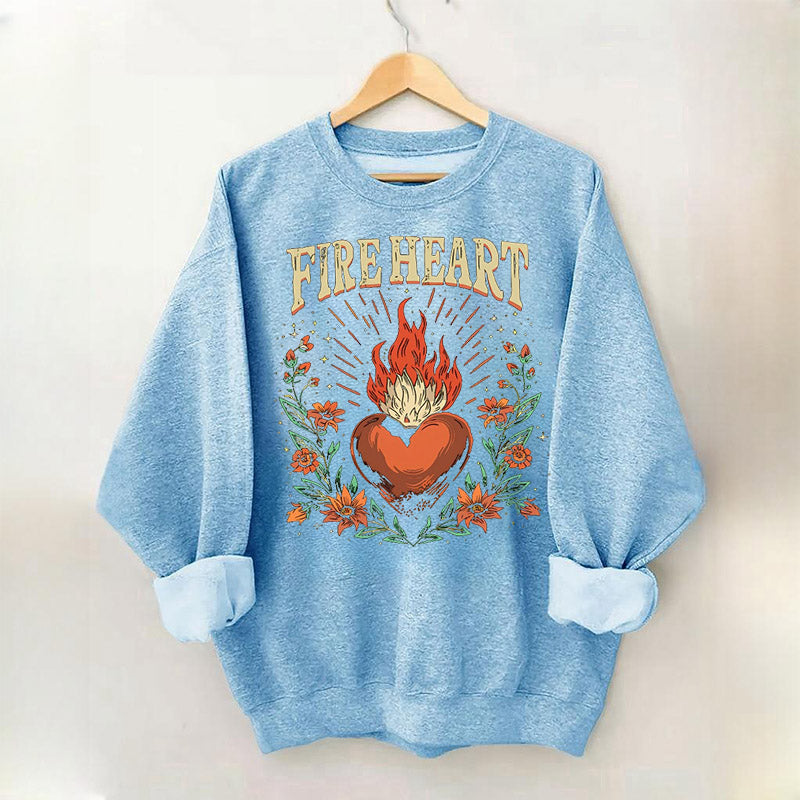 Sweat-shirt bookish imprimé tendance Fireheart