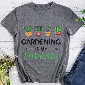 Gardening Is My Therapy Hiking T-shirt