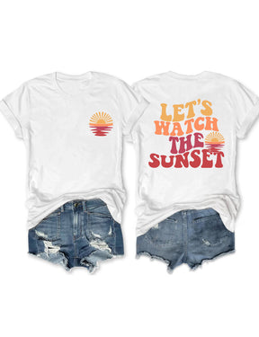 Regardons le T-shirt Sunset