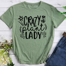 Crazy Plant Lady Hiking T-shirt