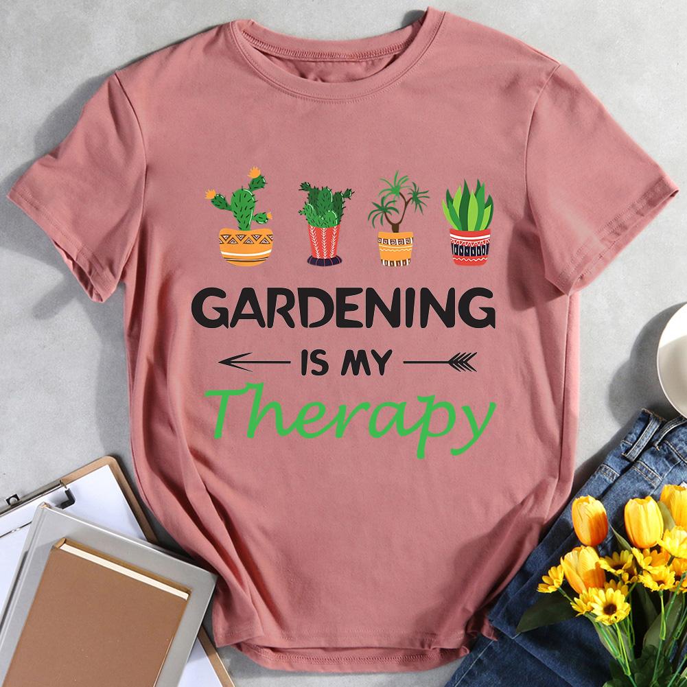 Gardening Is My Therapy Hiking T-shirt