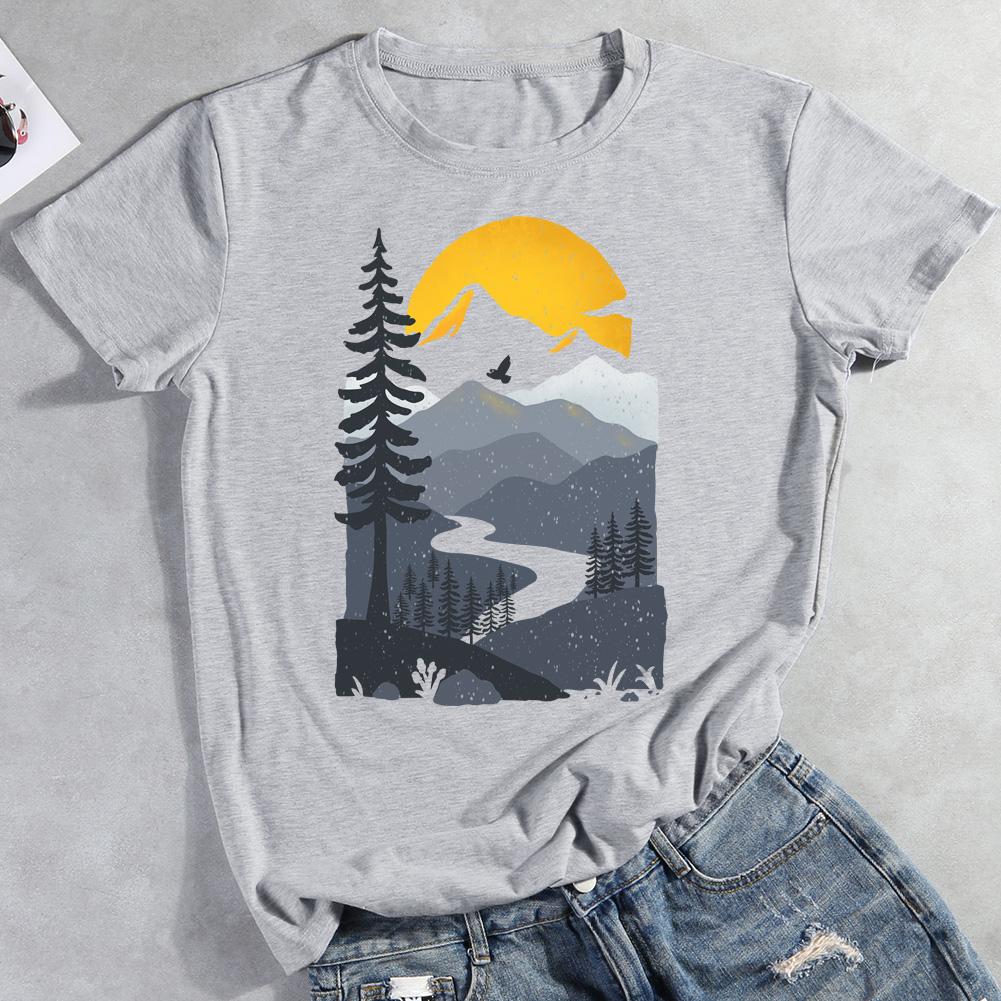 Hiking Landscape Hiking T-shirt