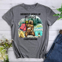 Campground Round Neck T-shirt