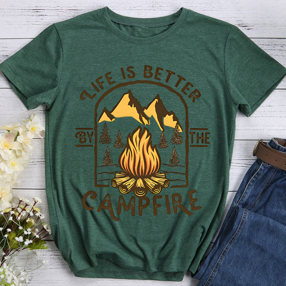 Life Is Better By The Campfire Hiking T-shirt