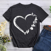 Camping Heart T-shirt