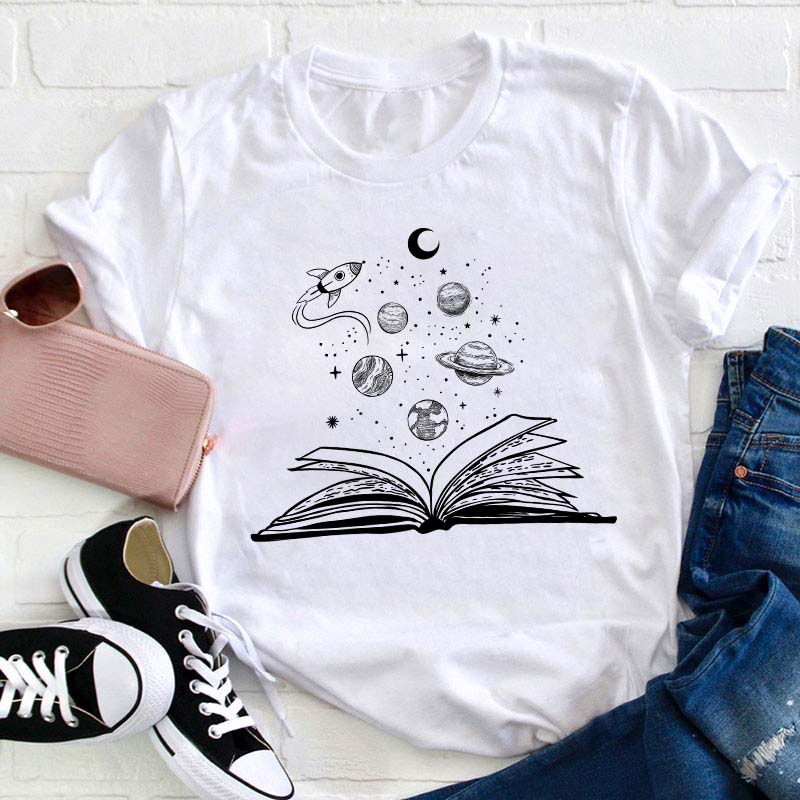 T-shirt Livres et espace