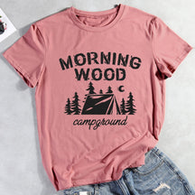 Morning Wood Campgrounds Hiking T-shirt