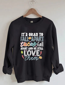 Sweat-shirt C'est bon de s'effondrer