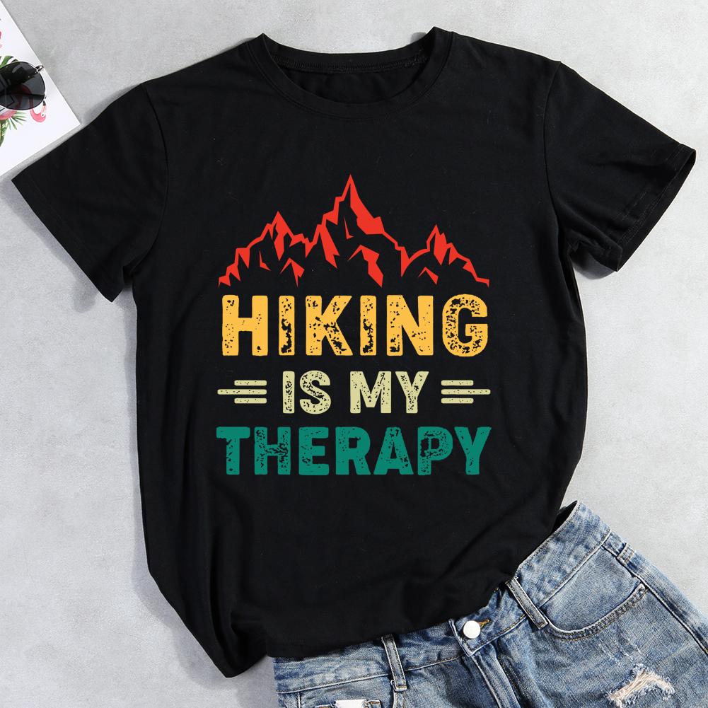 Hiking Is My Therapy Hiking T-shirt