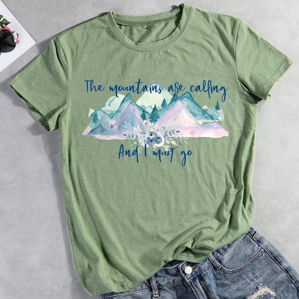 Mountains Are Calling Hiking T-shirt