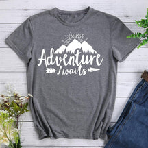 Adventure Awaits Hiking T-shirt