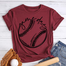 T-shirt de baseball du jour du match