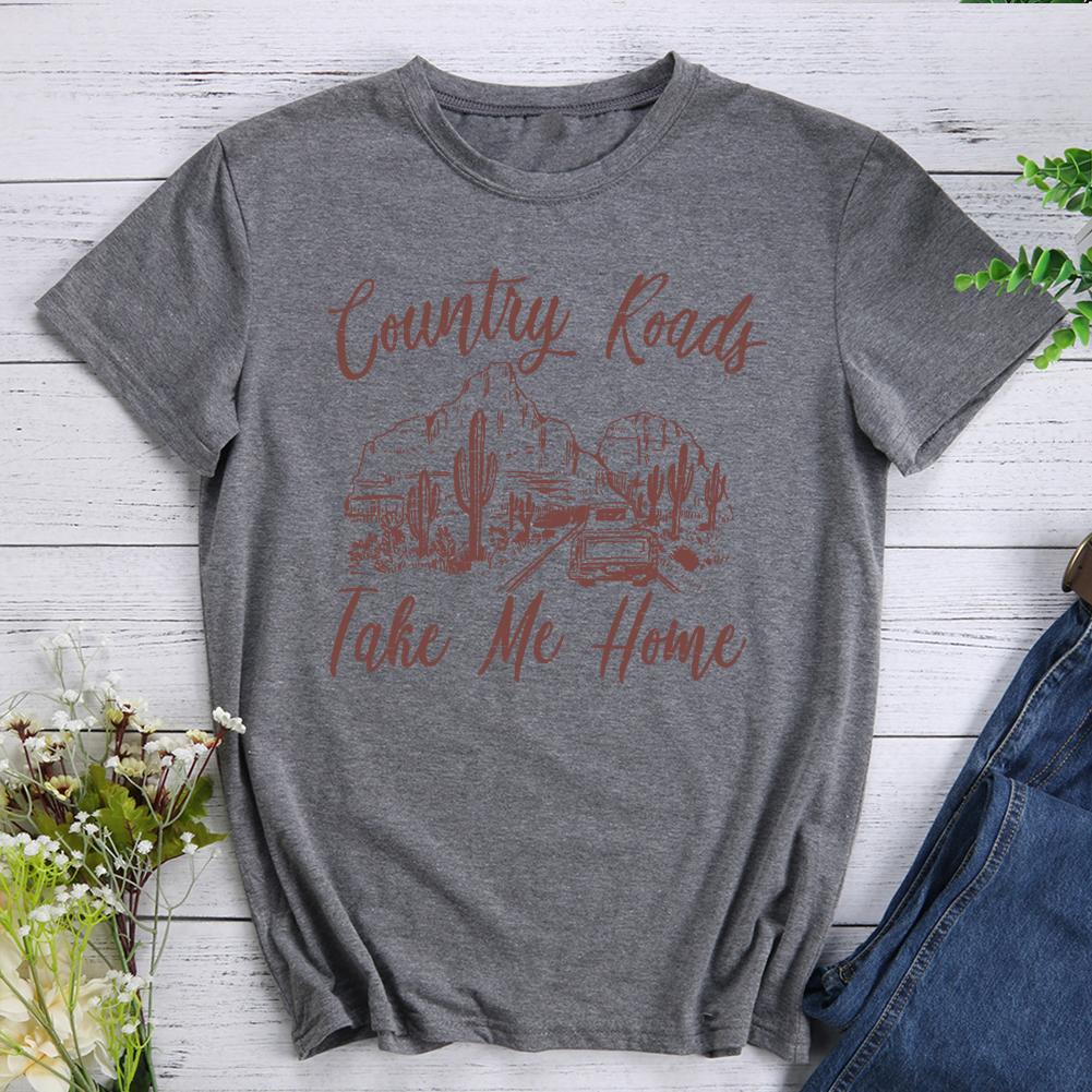 Country Roads Take Me Home Hiking T-shirt