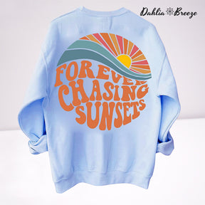 Forever Chasing Sunsets Crewneck Sweatshirt