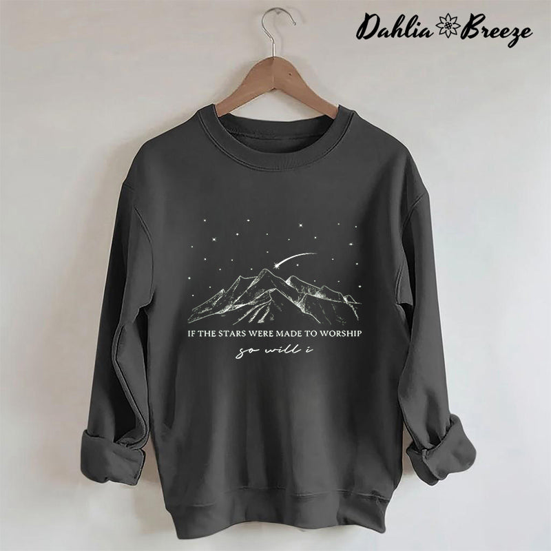 Si les étoiles étaient faites pour adorer le sweat-shirt