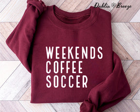 Sweat-shirt de football au café du week-end