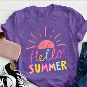 Hello Summer Teacher T-shirt