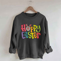 Easter Bunny Funny Print Crewneck Sweatshirt