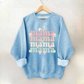 Sweat-shirt imprimé maman de Pâques