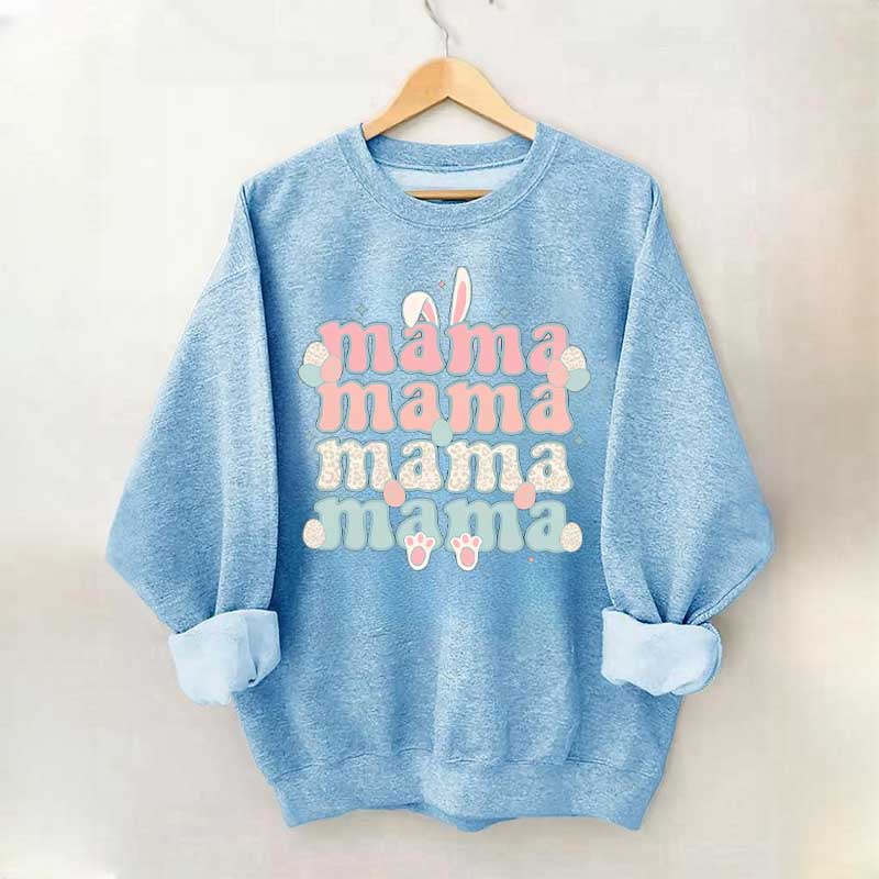 Easter Mama Print Sweatshirt