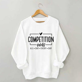 Sweat-shirt imprimé lettre Competition Mode