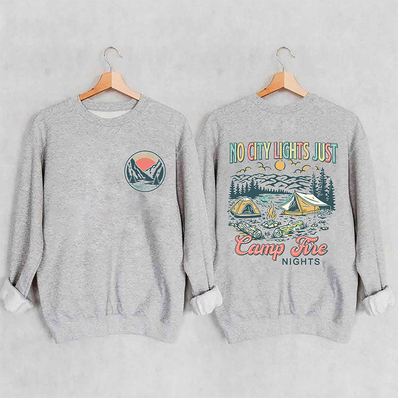 Vintage Camping Family Adventure Sweatshirt