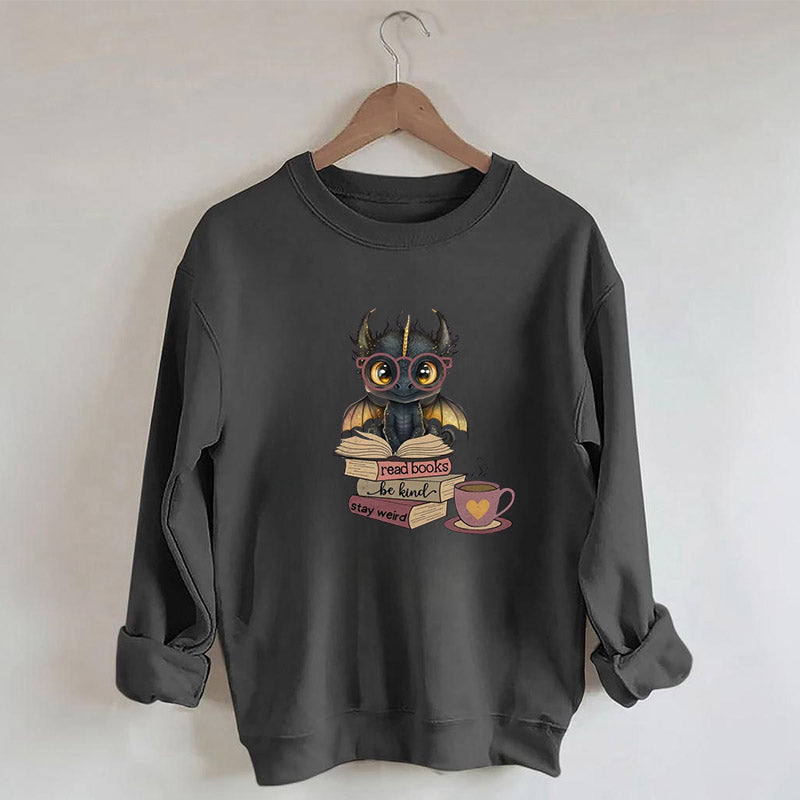 Fantasy Book Dragon Sweatshirt