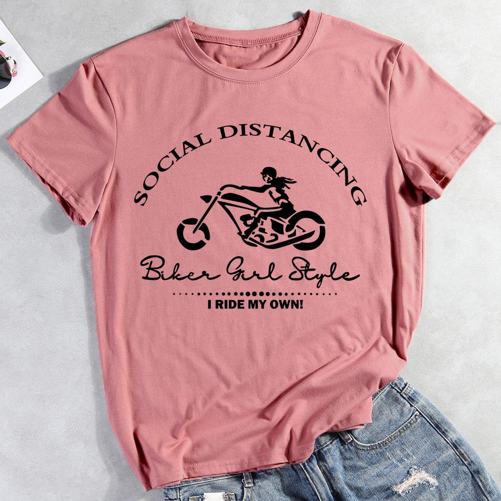 Social Distancing I Ride My Own T-shirt