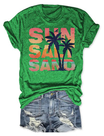 T-shirt Soleil Sel Sable