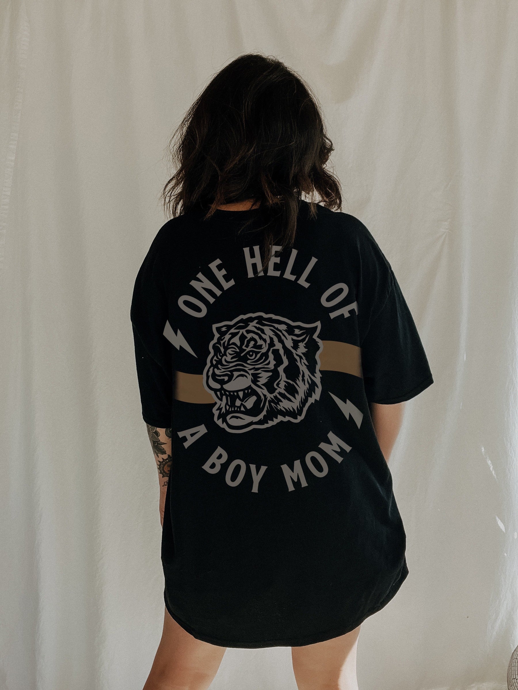 Vintage One Hell Of A Boy Mom T-Shirt