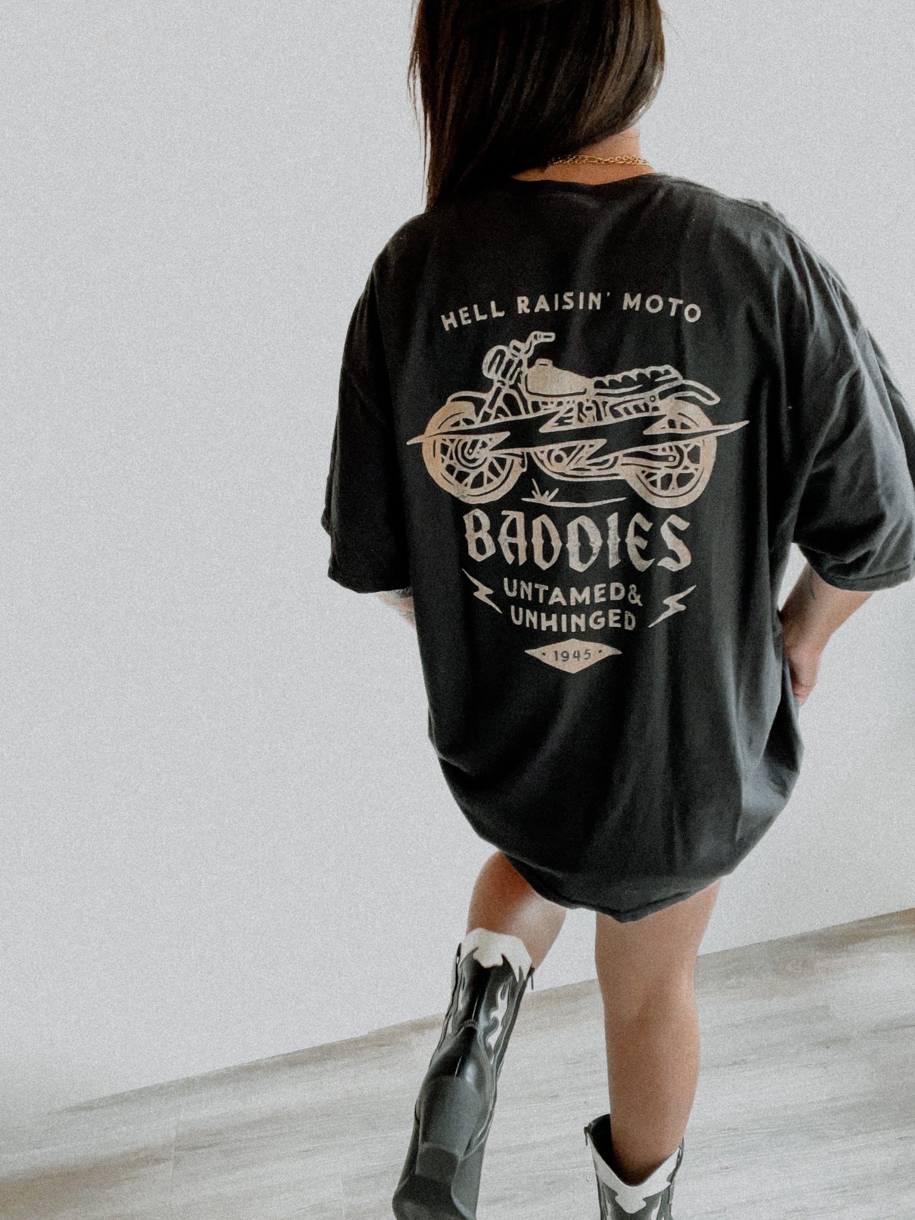 Vintage Hell Raisin' Moto Baddies T-shirt