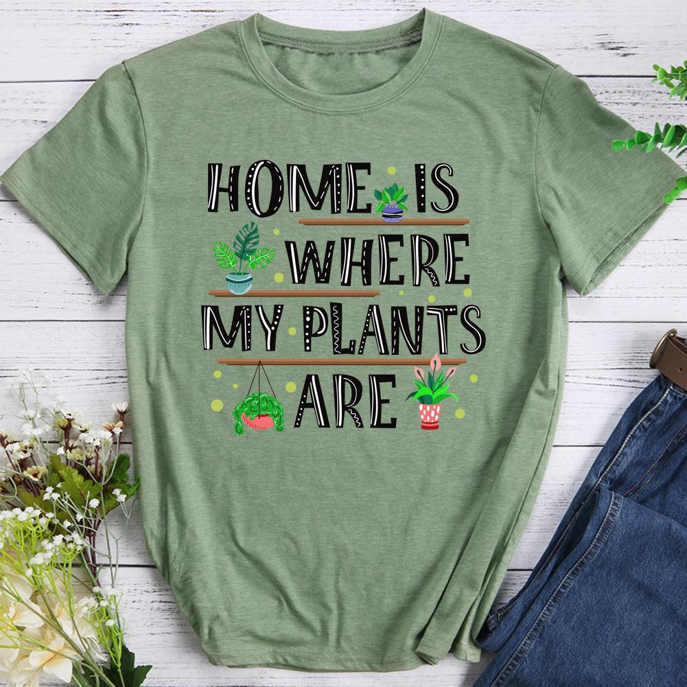 Home Is Where My Plants Are Hiking Tees -011189