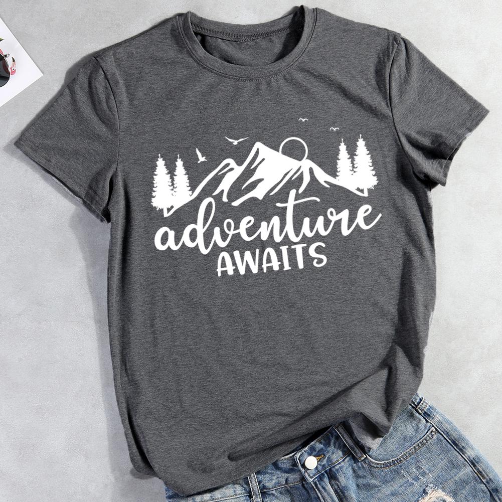 Adventure Awaits Hiking T-shirt