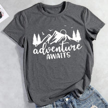 Adventure Awaits Hiking T-shirt