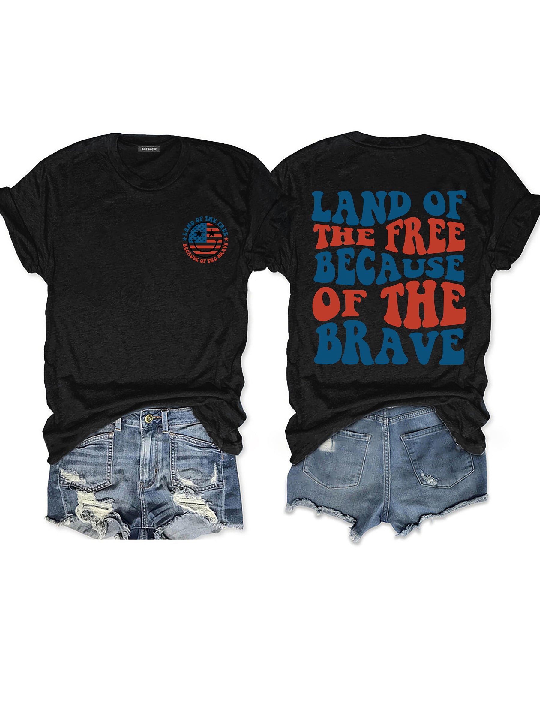 America Land Of The Free Because Of The Brave T-shirt