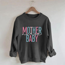 Sweat-shirt mère bébé infirmière