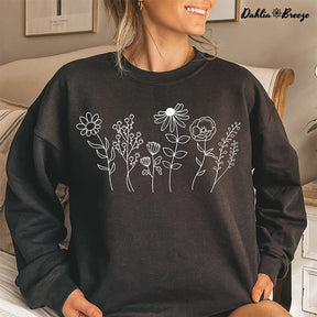 Wildflower Nature Crewneck Sweatshirt