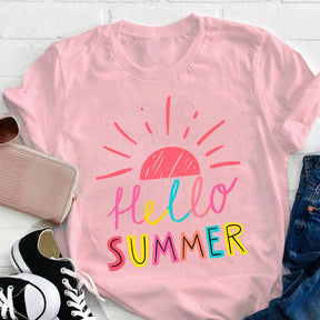 Hello Summer Teacher T-shirt