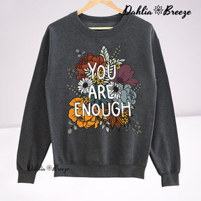 Sweat-shirt Vous êtes assez de pensées positives