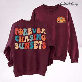 Forever Chasing Sunsets Crewneck Sweatshirt