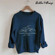 Si les étoiles étaient faites pour adorer le sweat-shirt