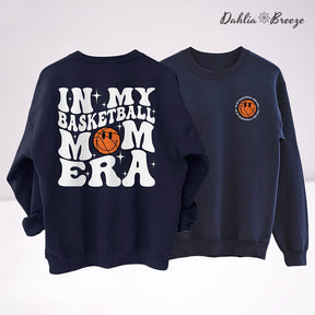 In My Basketball Mom Era Sport Mom Crewneck Sweatshirt