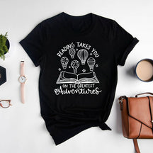 Reading Adventures Funny T-shirt