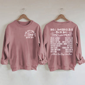 Dark Romance Era World Tour Book Club Sweatshirt