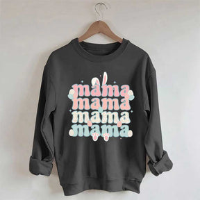 Sweat-shirt imprimé maman de Pâques